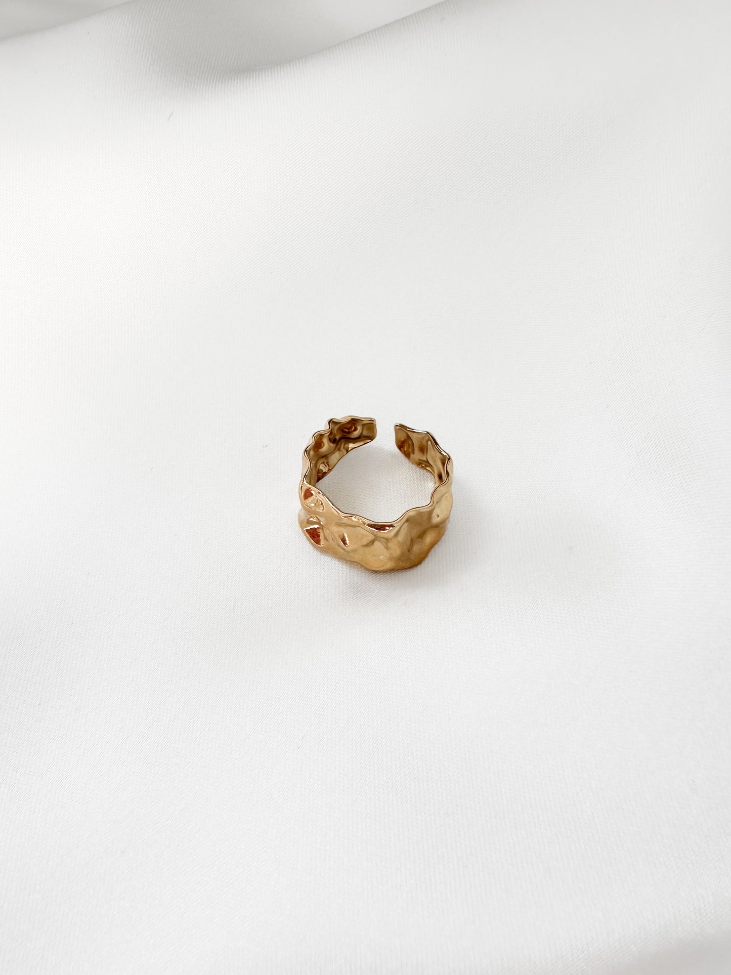 Bague martelée