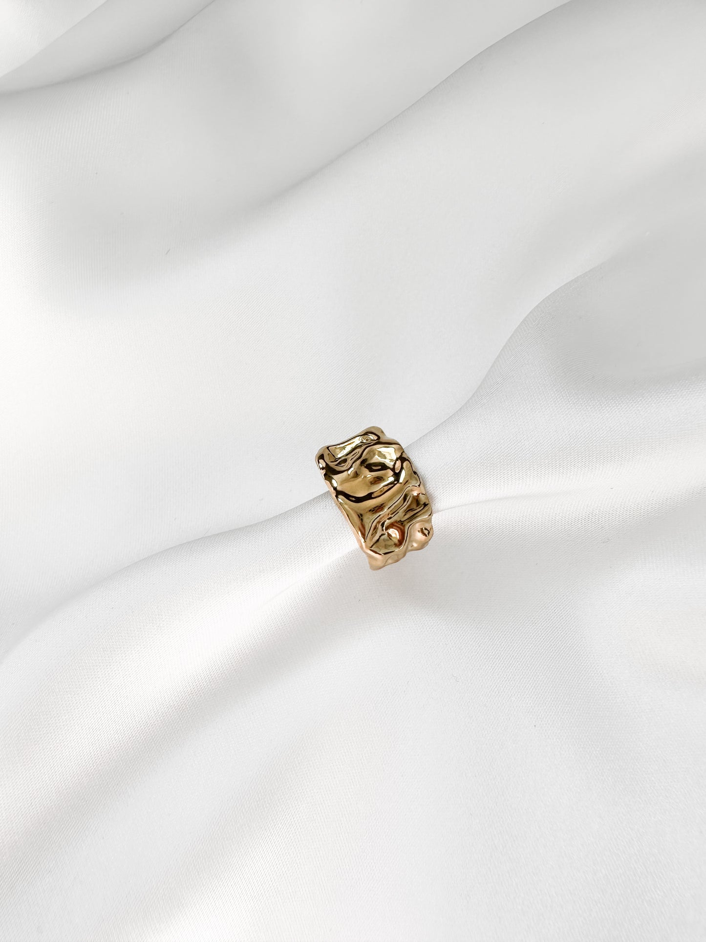 Bague martelée