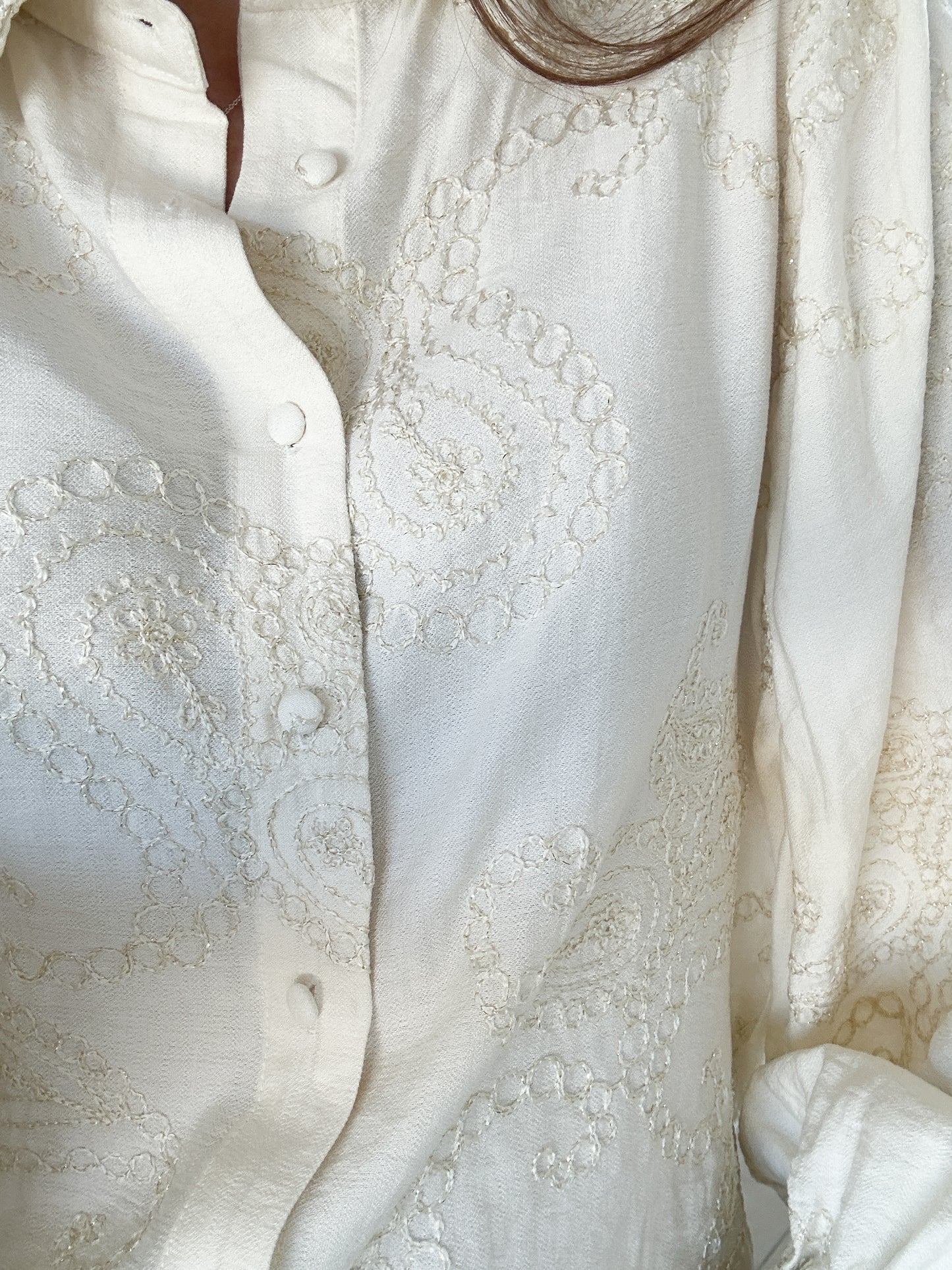 Blouse Bandana beige