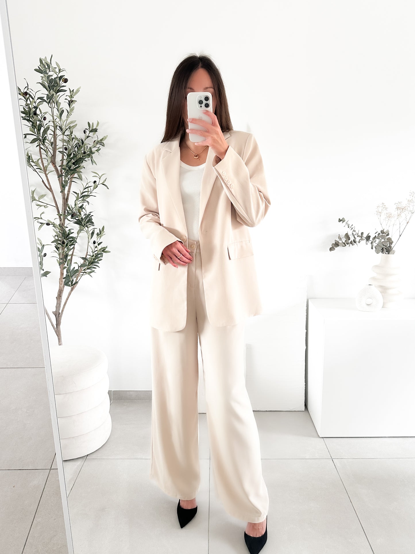 Blazer léger beige