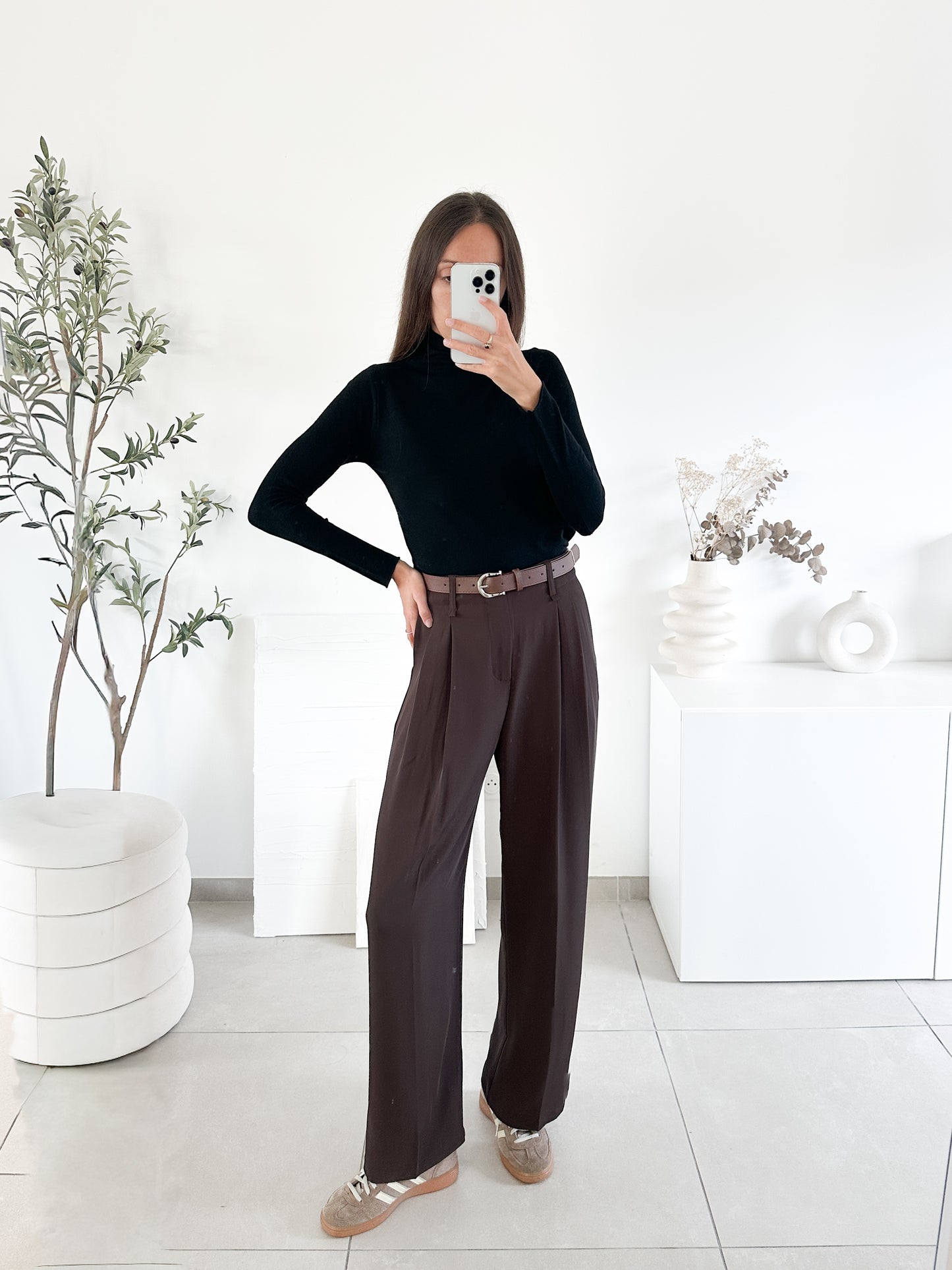 Pull col roulé (couleur au choix)