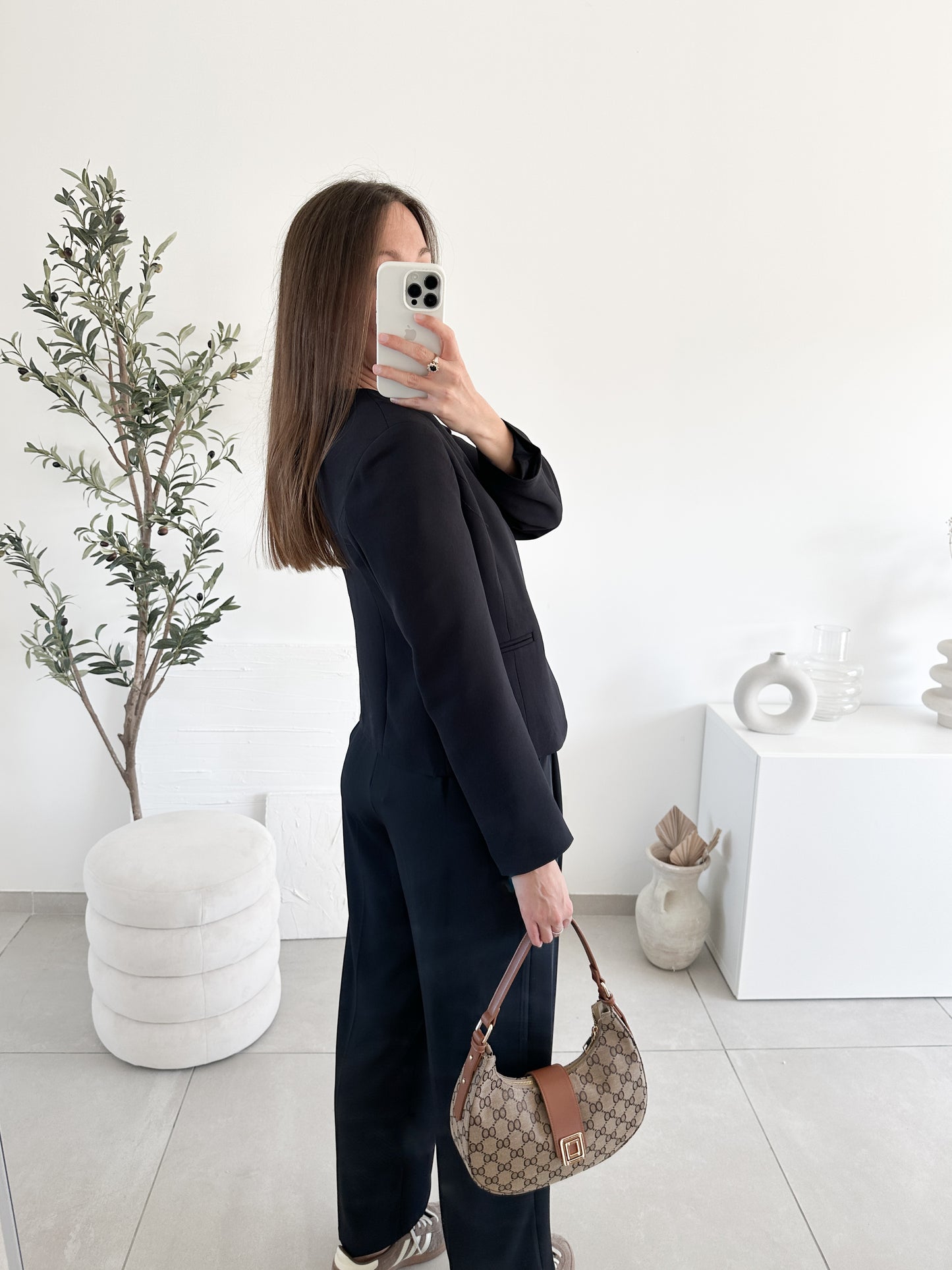 Veste tailleur bleu marine