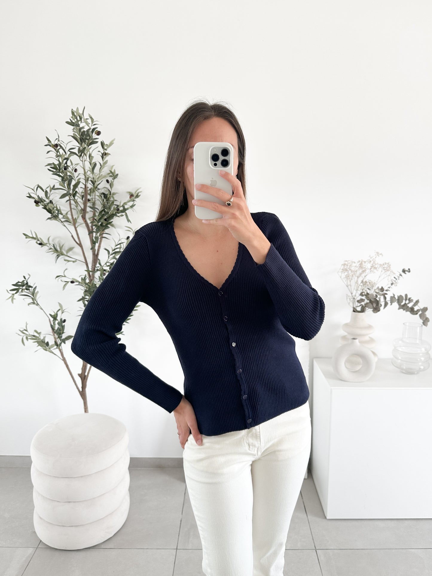 Gilet Vivianne bleu marine