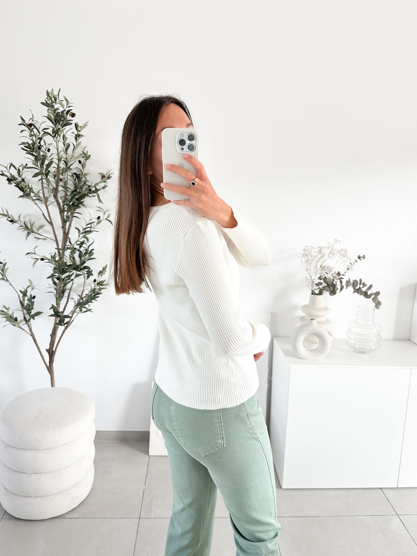 Gilet Vivianne blanc