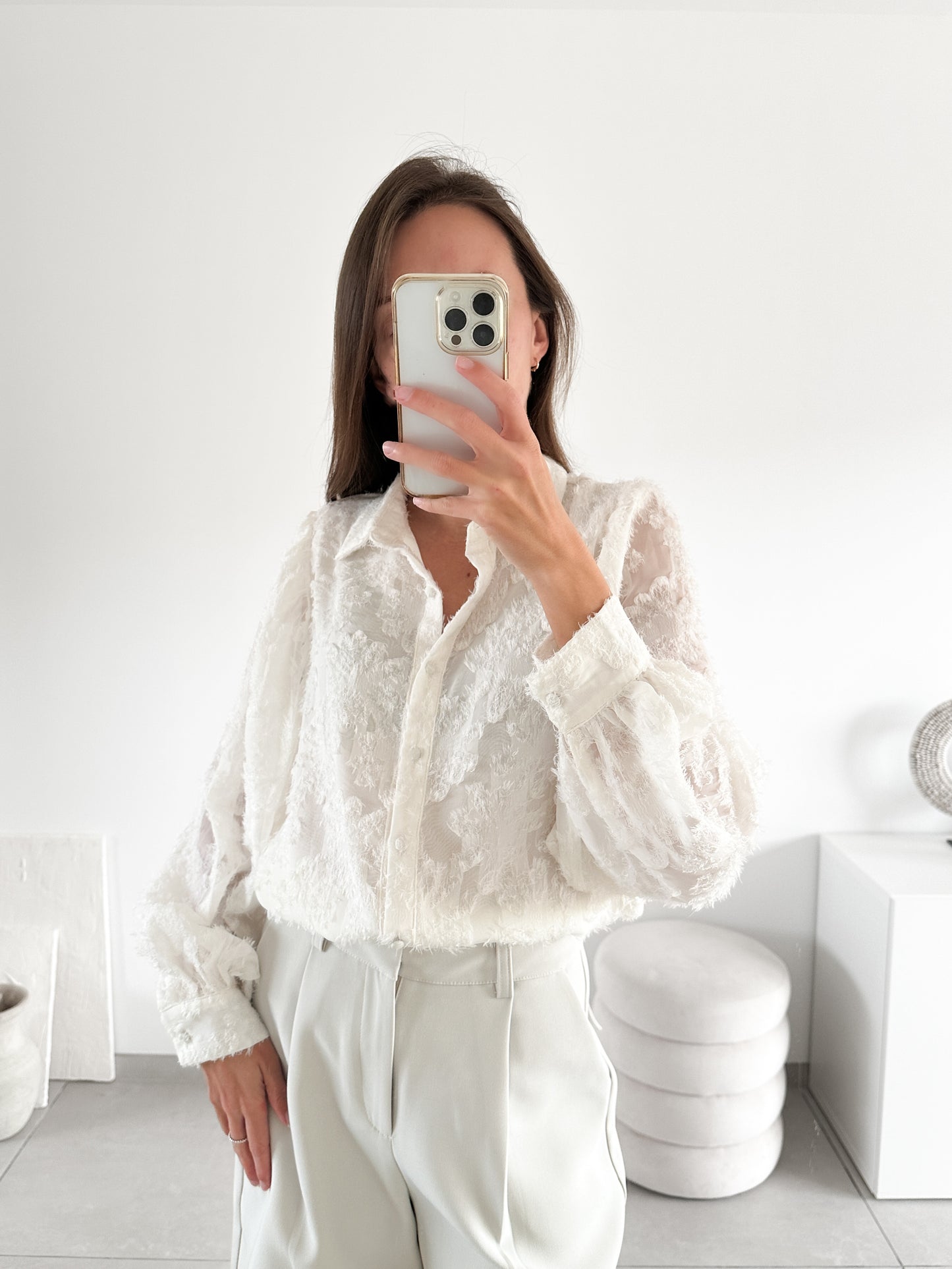 Blouse Bonnie blanche