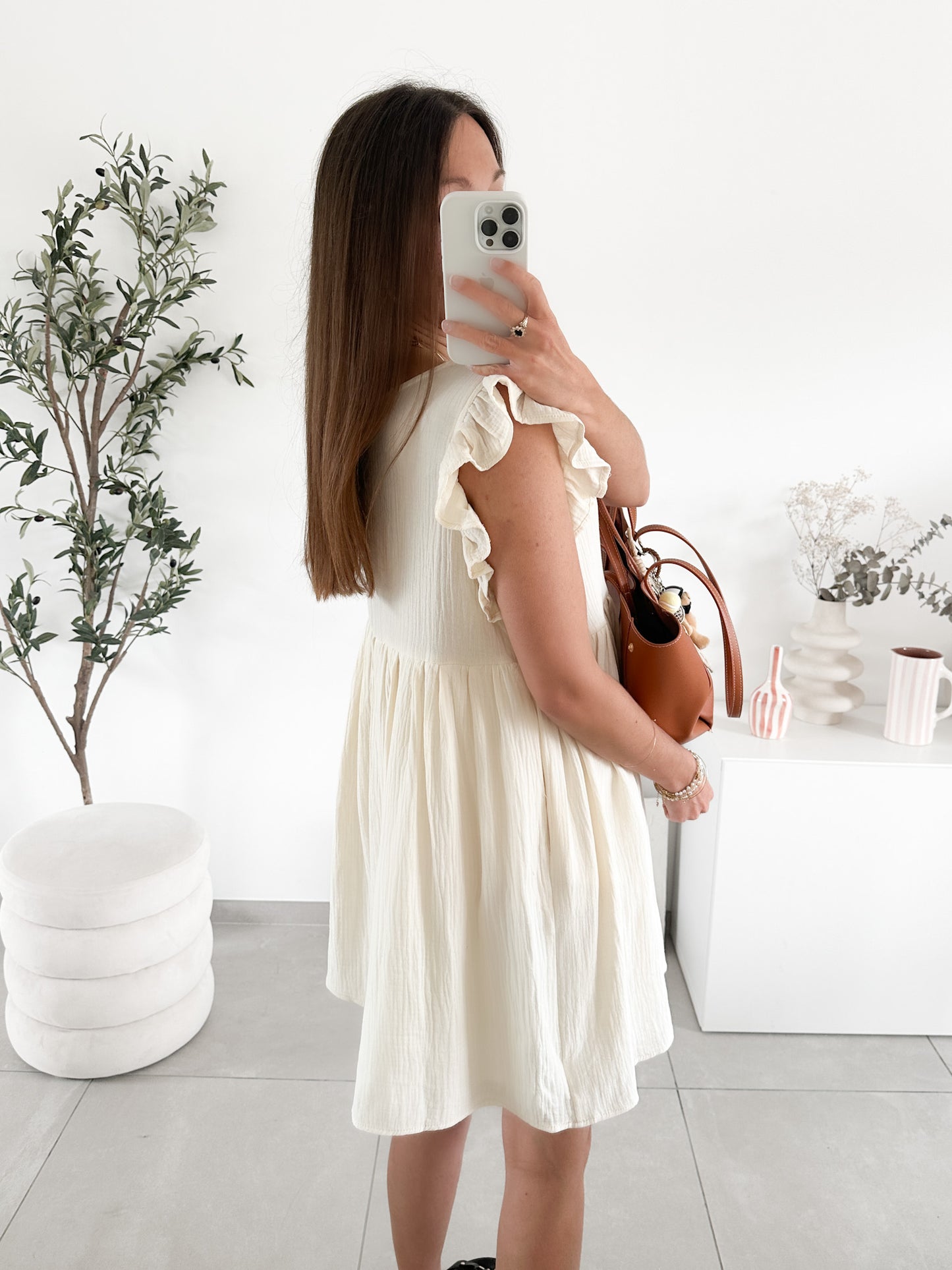 Robe Marjolaine beige