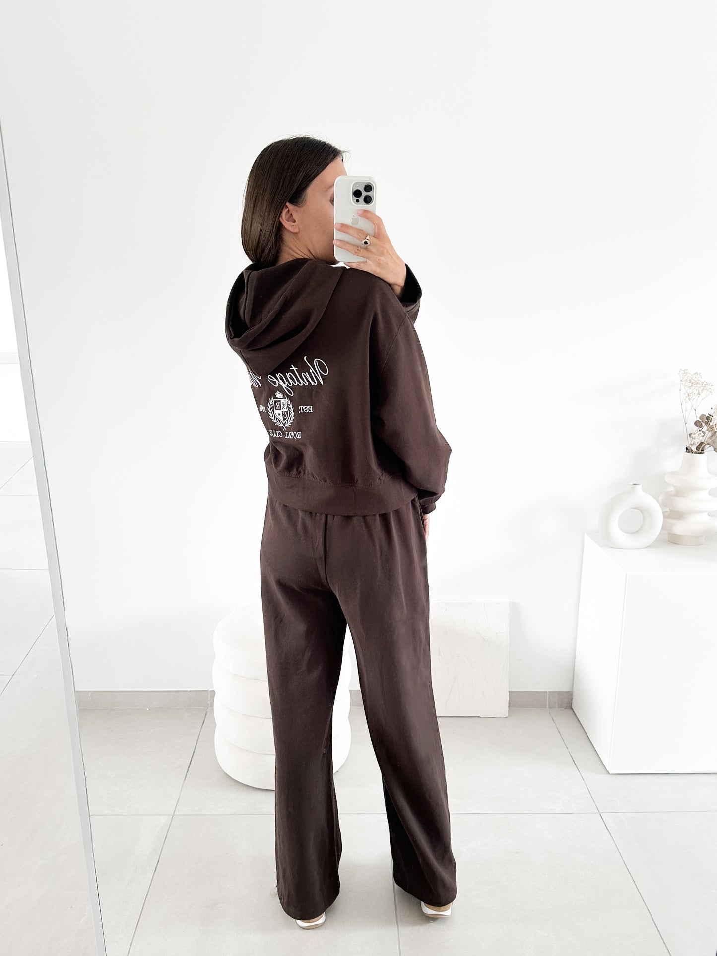 Pantalon jogging marron