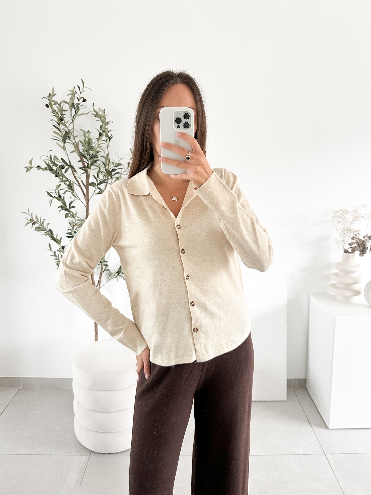 Pull Valérie beige