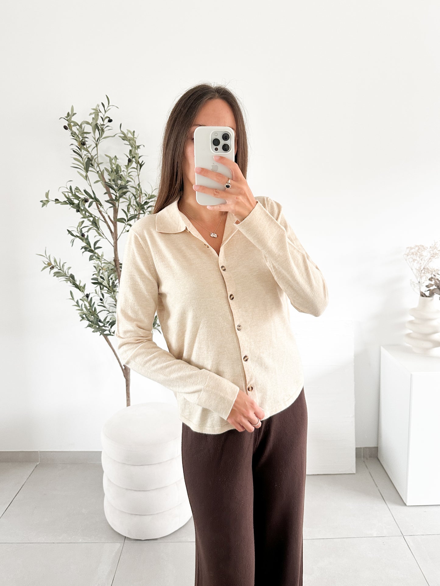 Pull Valérie beige