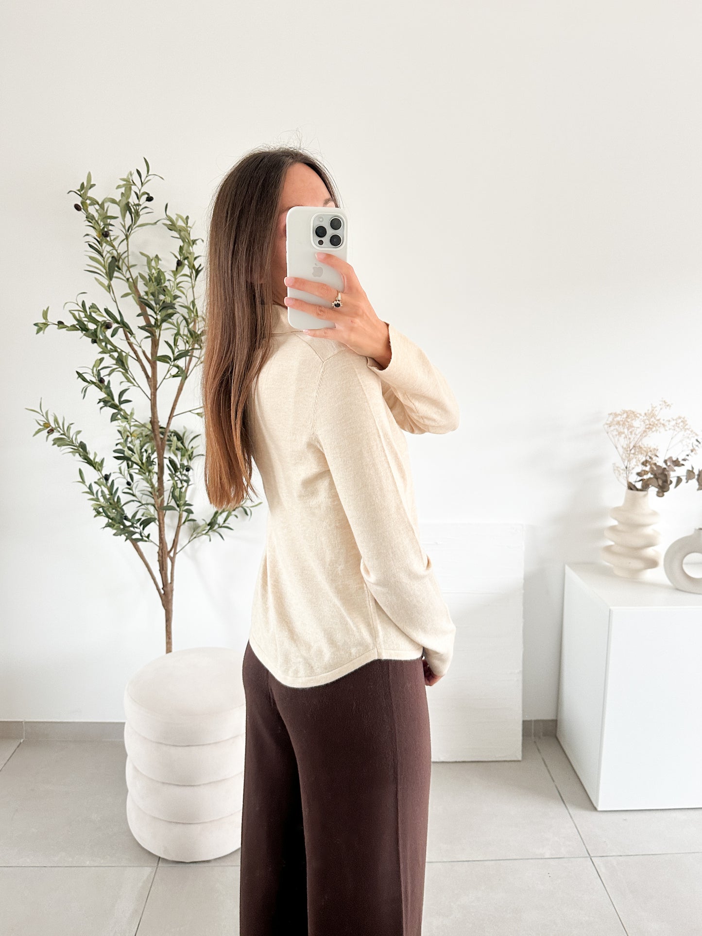 Pull Valérie beige