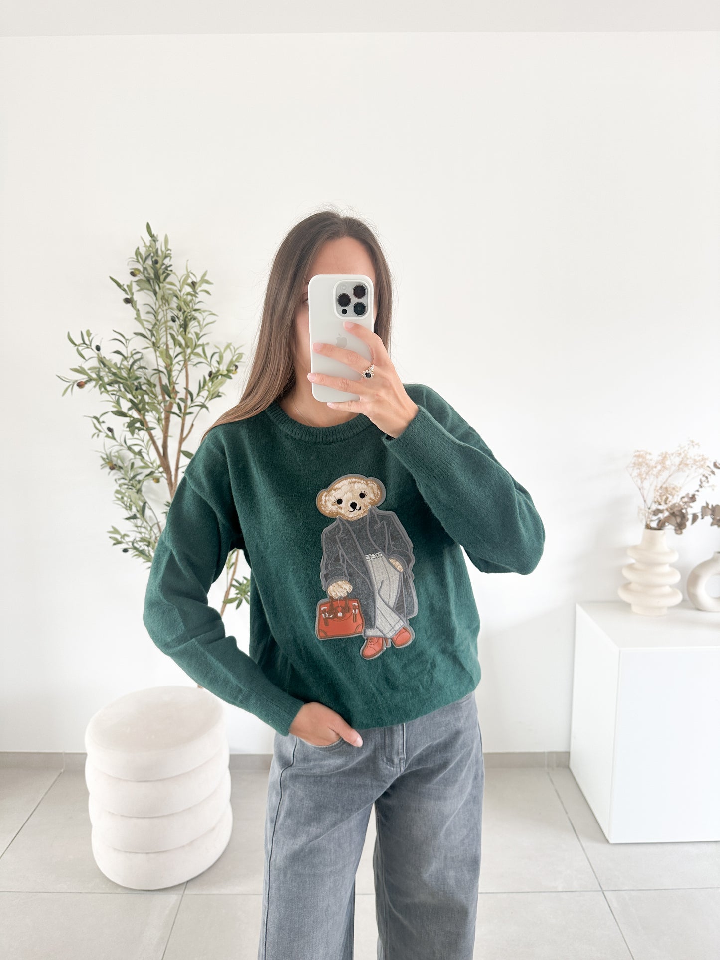 Pull ourson (couleur au choix)
