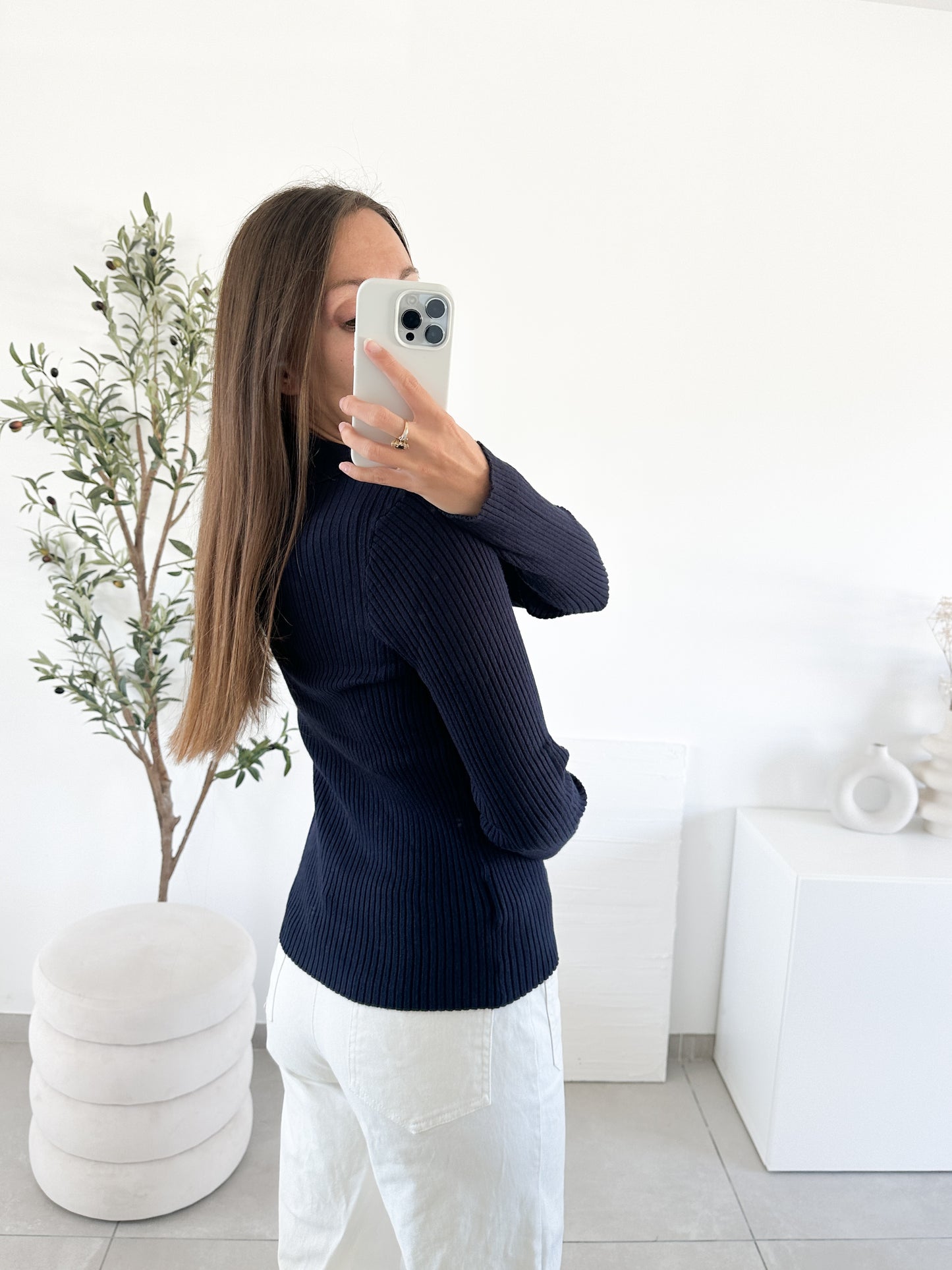 Polo bleu marine