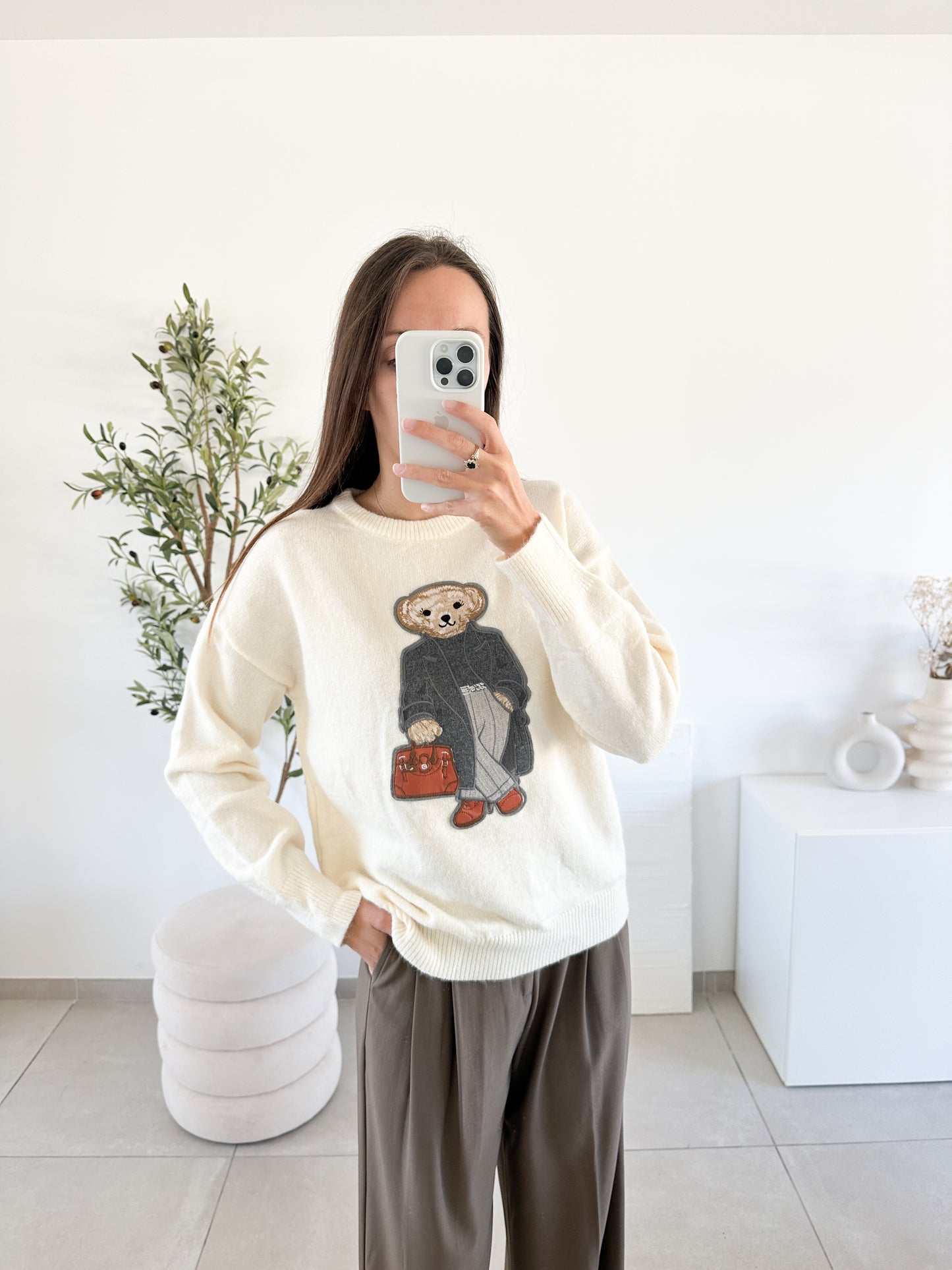 Pull ourson (couleur au choix)