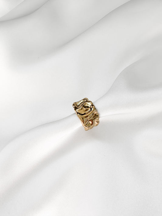 Bague martelée