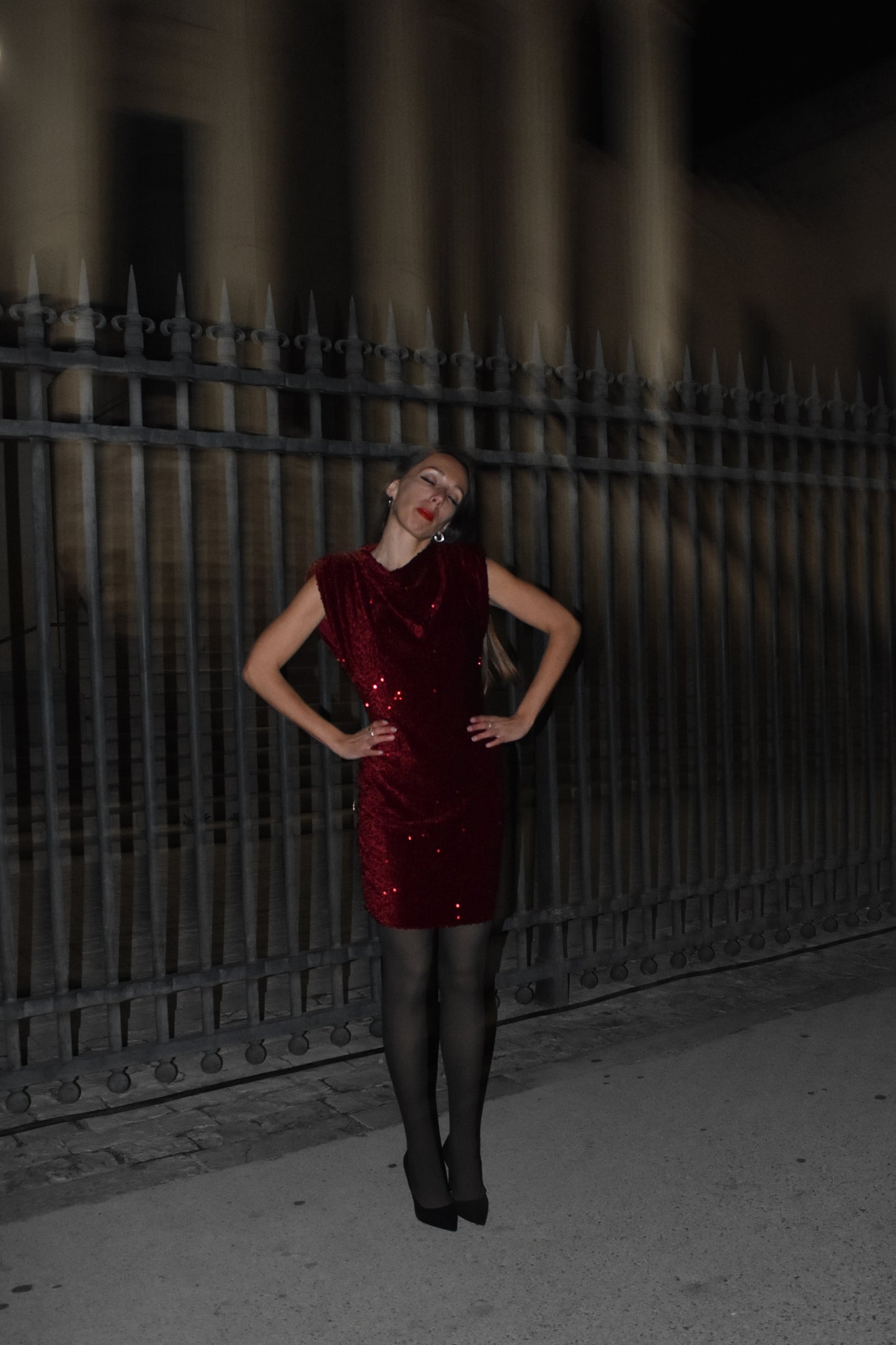 Robe Mélissa bordeau