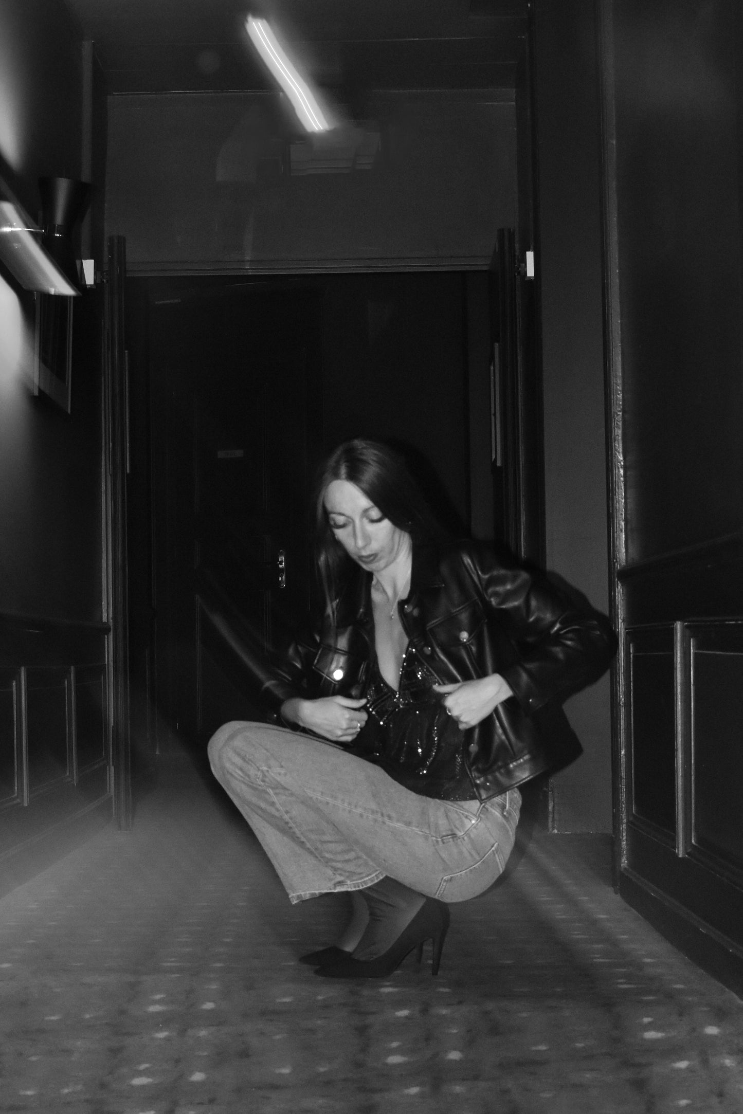 Veste en similicuir Naf Naf