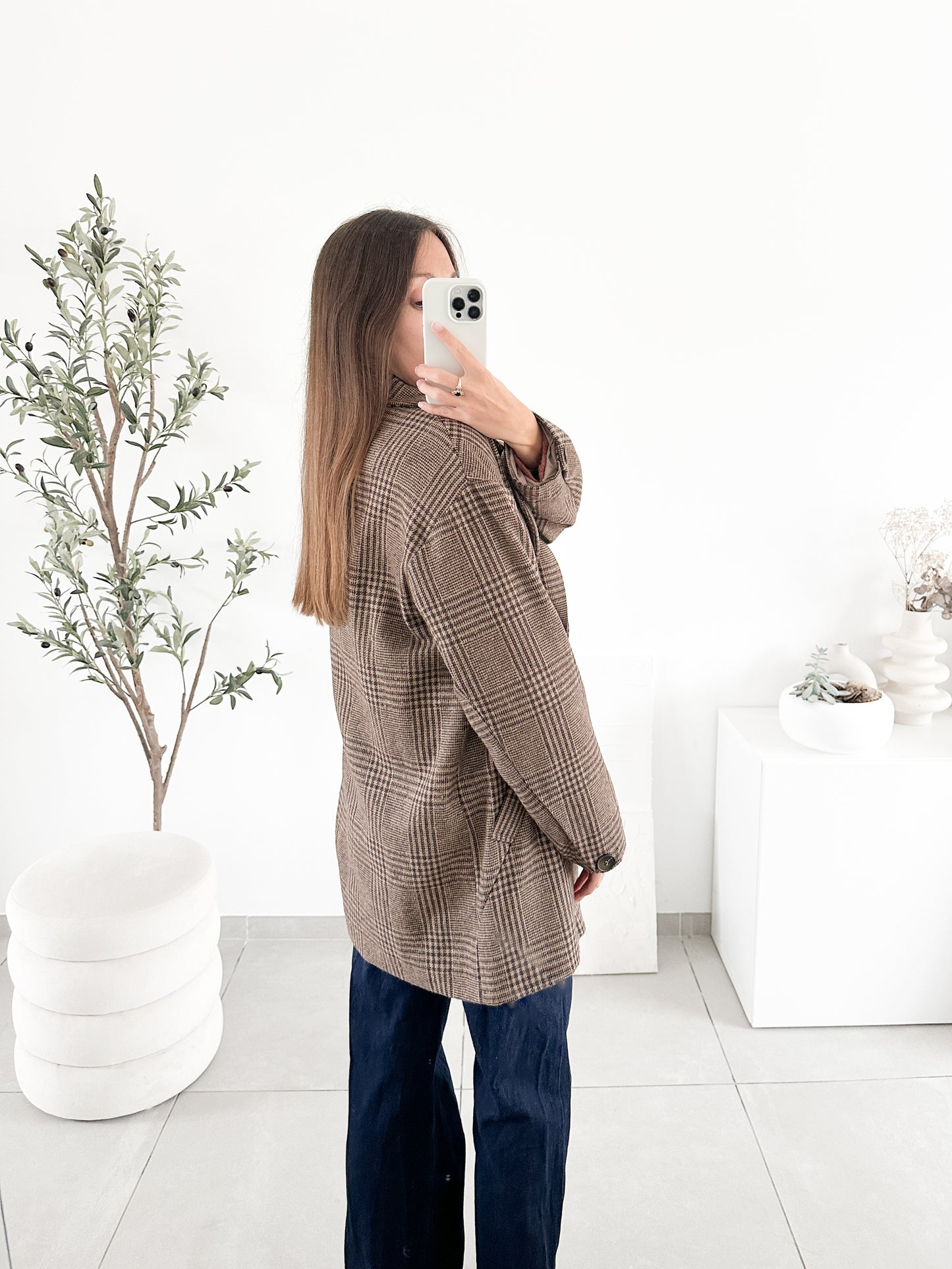 Manteau à carreaux Naf Naf