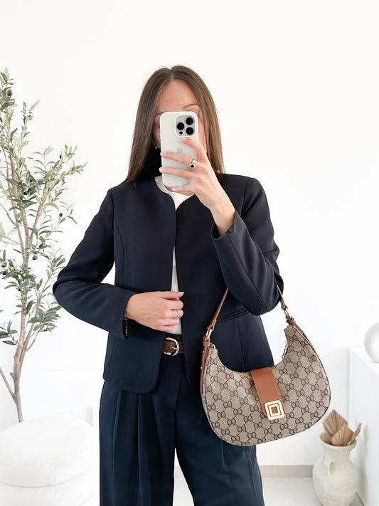 Veste tailleur bleu marine