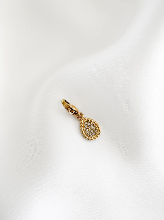 Charms goutte strass