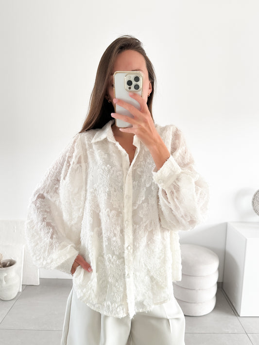 Blouse Bonnie blanche