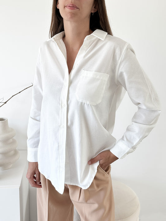 Chemise coton blanche