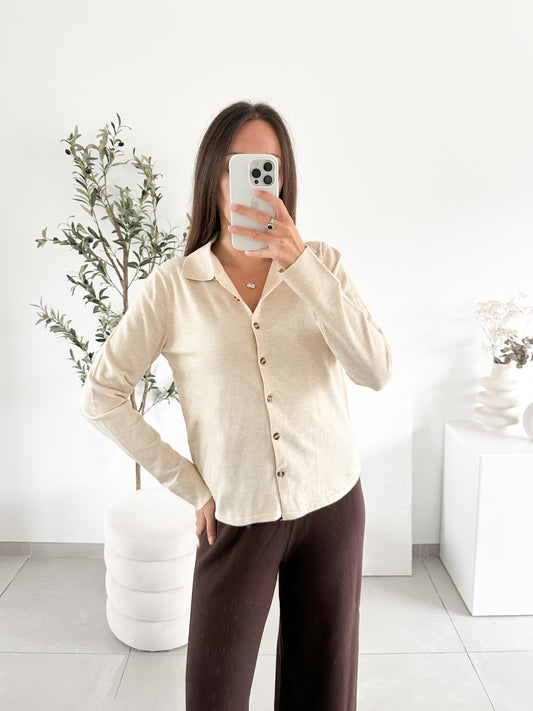 Pull Valérie beige