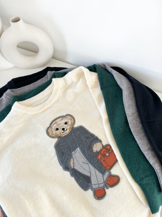Pull ourson (couleur au choix)
