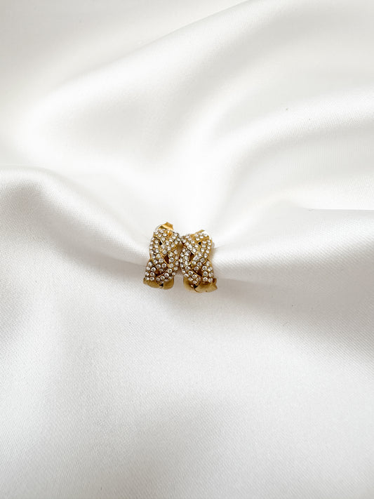 Mini créoles strass